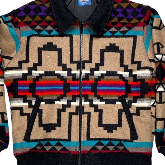 VINTAGE PENDLETON Mens Jacket Wool Coat Size Large - Picture 2 of 14